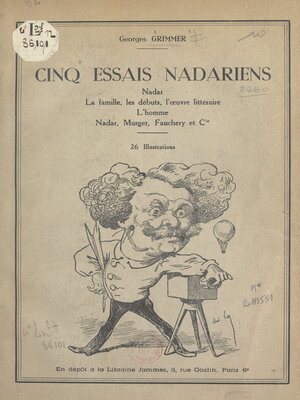 cover image of Cinq essais nadariens